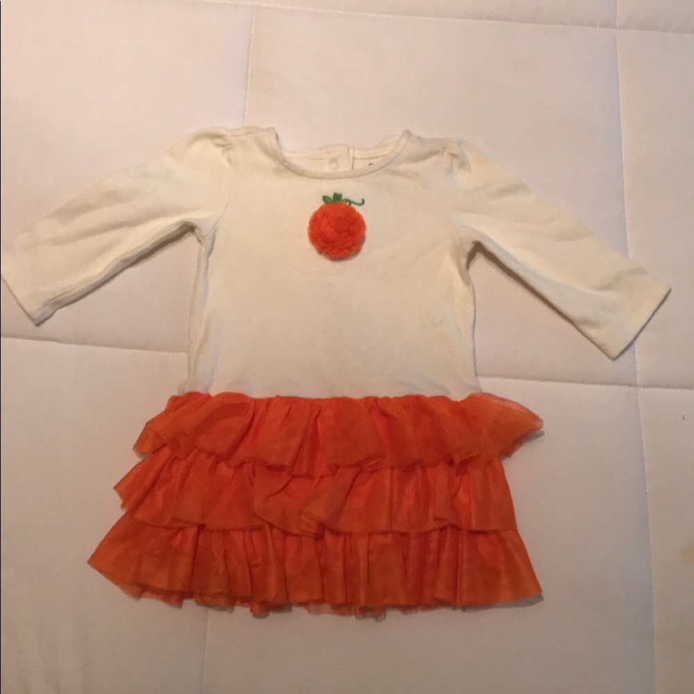 Adorable Baby Girl Pumpkin Dress